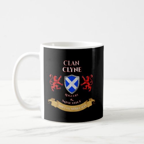 Clyne Scottish Family Clan Middle Ages Mischief Coffee Mug