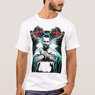 Cm Punk T-ShirtCM PUNK ''X'' (BADART)  T-Shirt