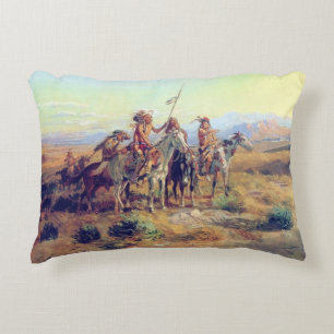CM Russell The Scouts Fine Art Decorative Pillow