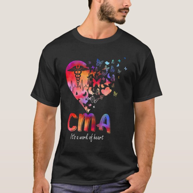 Cma Certified Medical Assistant  For Medical Nursi T-Shirt (Front)