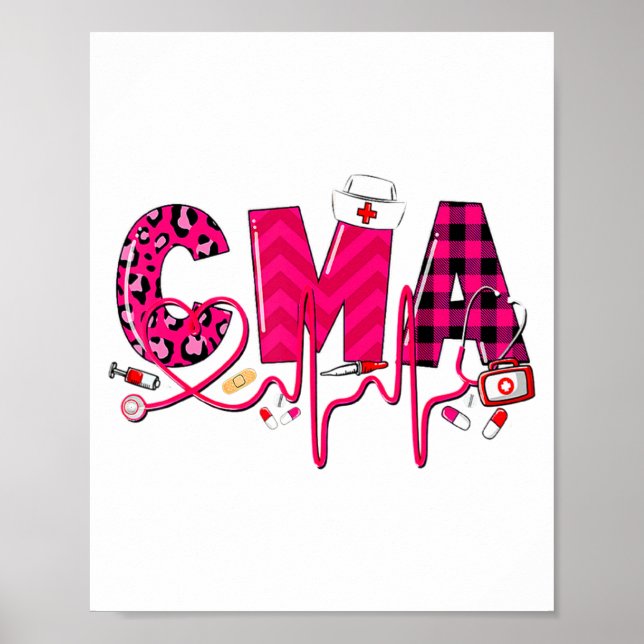 Cma Medical Istant Valentines Day Nursing Valen  Poster (Front)