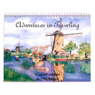 CMCarlson  Adventures in Traveling Calender Calendar