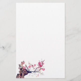 CMCarlson Cherry Blossom Stationary Stationery