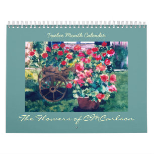 CMCarlson Flowers Calender Calendar