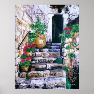 CMCarlson Secret Entrance in Italy Poster