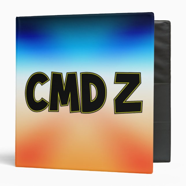 CMD Z 3 RING BINDER (Front/Inside)