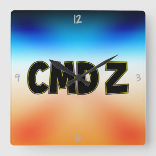 CMD Z SQUARE WALL CLOCK