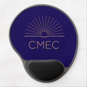 CMEC Gel Mousepad with wrist support - navy