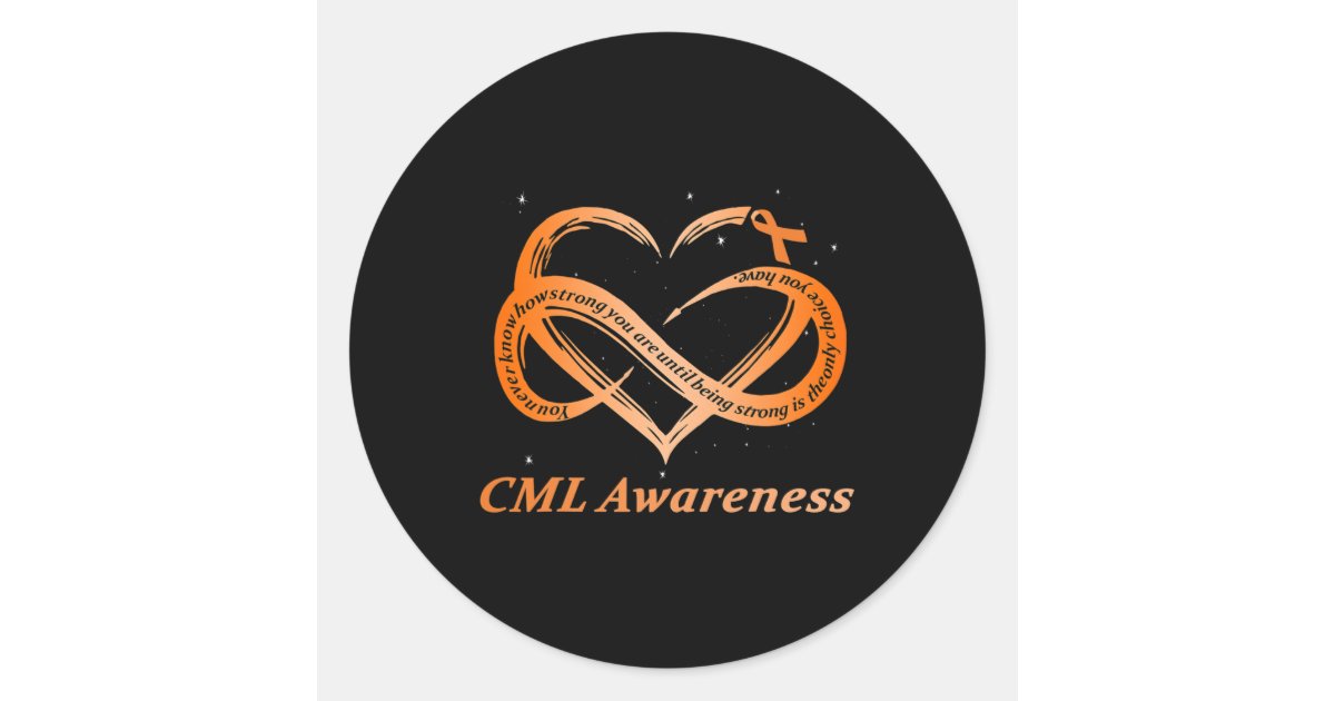 CML Warrior I'm Fine Chronic Myeloid Leukemia Awar Classic Round ...