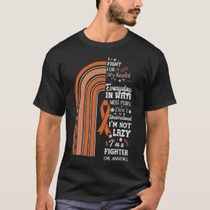 CML Warrior I'm Fine Chronic Myeloid Leukemia Awar T-Shirt