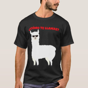 Cmo Te Llamas Llamacorn Spanish Alpaca T-Shirt
