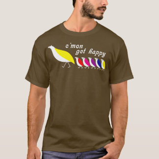 Cmon Get Happy Vintage Retro Tapestry T-Shirt