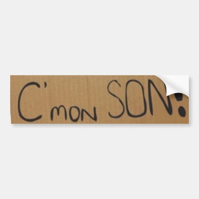 C'mon SON! sticker (Front)