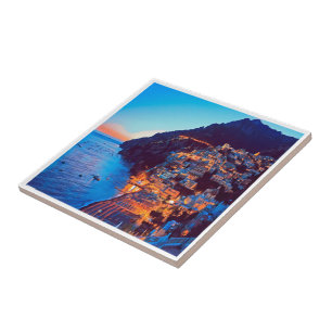 CMP007 POSITANO, AMALFI COAST, Italy, Ceramic Tile