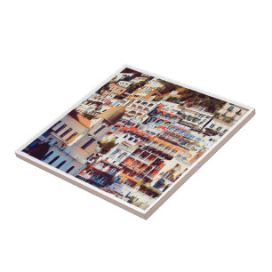 CMP009 POSITANO, AMALFI COAST, Italy, Ceramic Tile