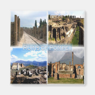 CMP010 NAPLES - RUINS OF POMPEI - Italy - Fridge Magnet