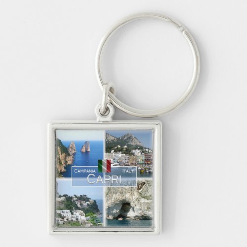 CMP020 CAPRI Campania Italy Keychain