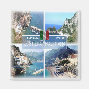 CMP025 AMALFI COAST, Campania, Italy, Fridge Magnet
