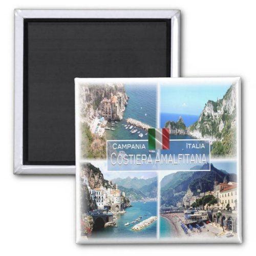 CMP025 AMALFI COAST Campania Italy Fridge Magnet