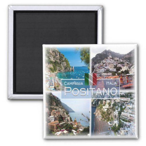 CMP027 POSITANO Campania Italy Fridge Magnet