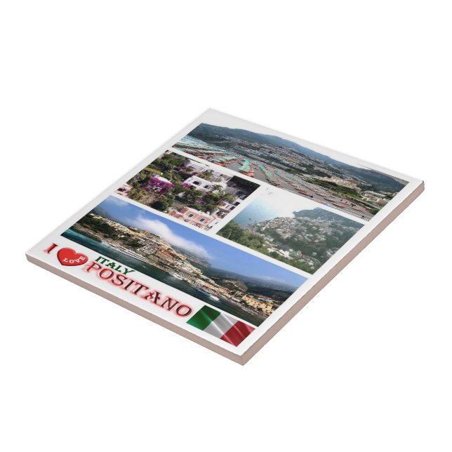 CMP036 POSITANO, I Love, Mosaic, Ceramic Tile (Side)