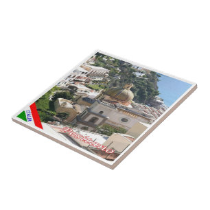 CMP046 POSITANO, AMALFI COAST, Italy, Ceramic Tile
