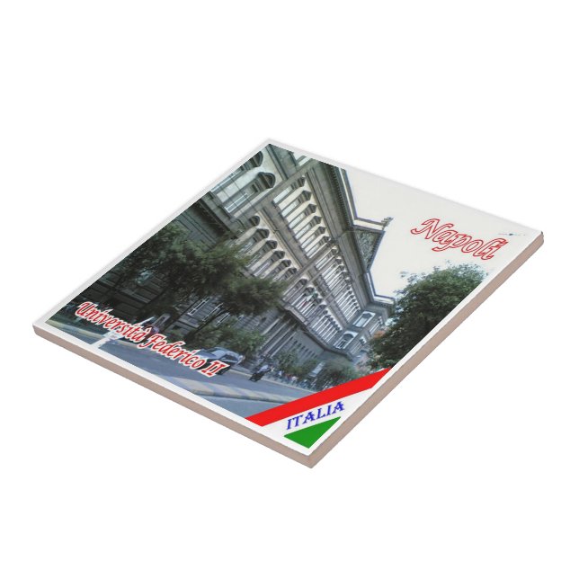 CMP048 NAPLES, Federico II University, Ceramic Tile (Side)