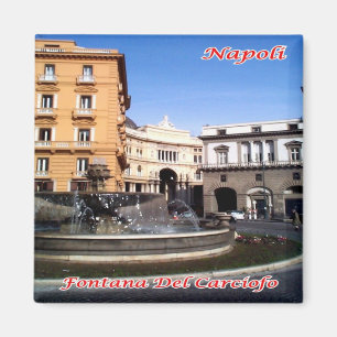 CMP051 ARTICHOKE FOUNTAIN, Italy, Fridge Magnet