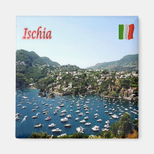CMP062 ISCHIA, Port, Campania, Italy, Fridge Magnet