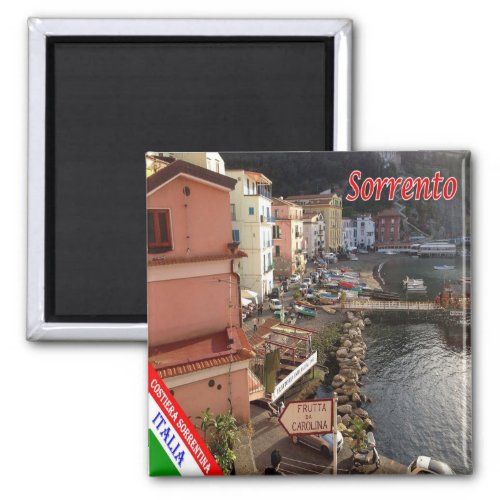 CMP098 SORRENTO AMALFI COAST Italy Fridge Magnet