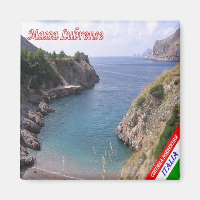 CMP106 AMALFI COAST, MASSA LUBRENSE, Fridge Magnet (Front)