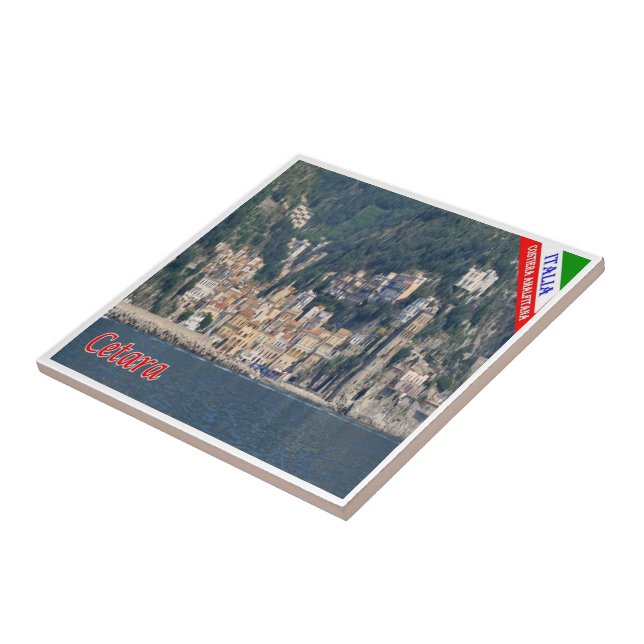 CMP112 AMALFI COAST, CETARA, Italy, Ceramic Tile (Side)