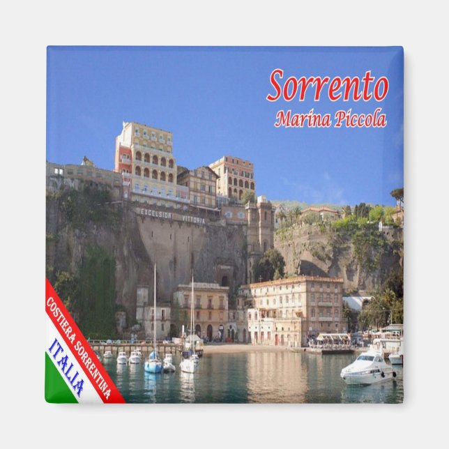 CMP120 SORRENTO, MARINA PICCOLA Italy, Fridge Magnet (Front)