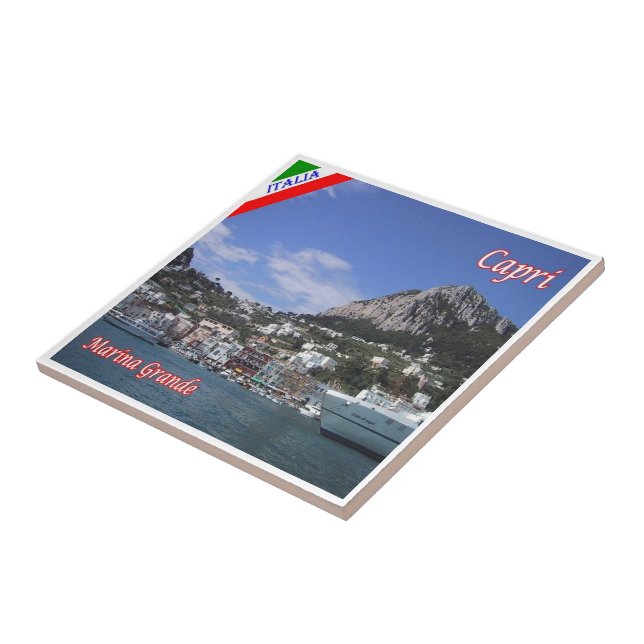 CMP123 CAPRI, Marina Grande, Italy, Ceramic Tile (Side)