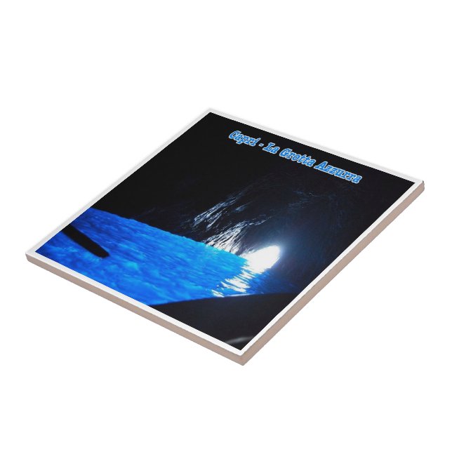 CMP125 CAPRI, The Blue Grotto  Italy, Ceramic Tile (Side)