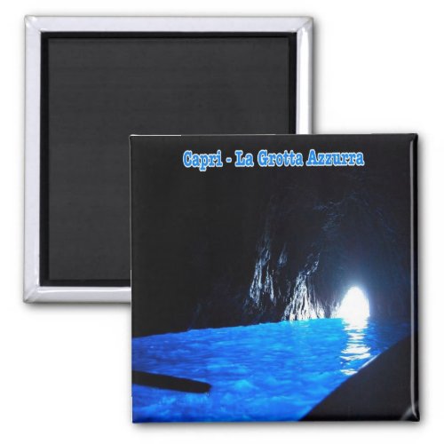 CMP125 CAPRI The Blue Grotto  Italy Fridge Magnet