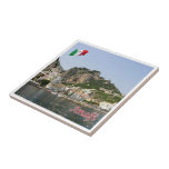 CMP137 AMALFI, Panorama, Italy, Ceramic Tile<br><div class="desc">Here you will find the souvenir of your vacation. (CMP137 AMALFI,  Panorama,  Italy ceramic tile). Amaze friends and relatives with the unique souvenirs from your great trip. Try us. #LeoPepeDesign - landscape and sea view,  europe italy campania,  leopepedesign,  travel trip photo tourism,  gift souvenir gadget ceramic tile.</div>