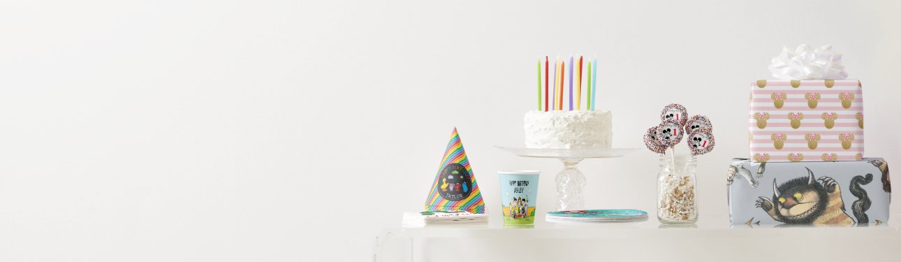 Find officially licensed character birthday suites from all your favorite brands