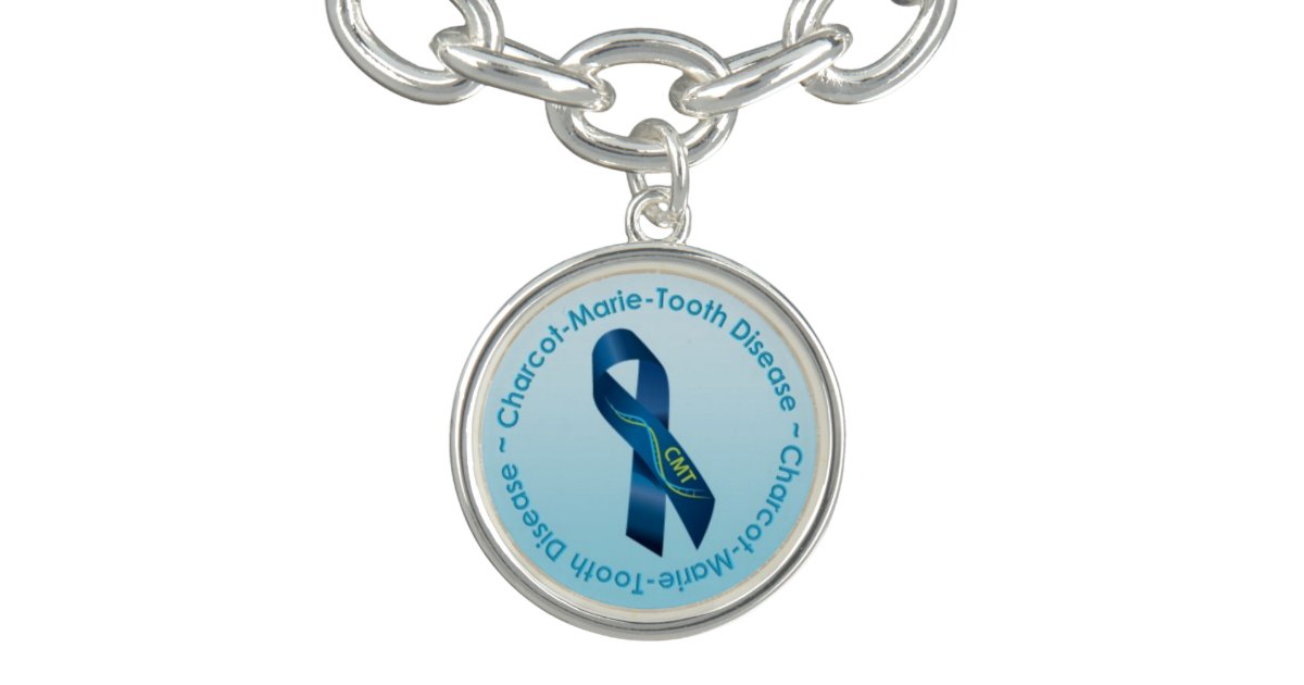 CMT Awareness Charm Bracelet | Zazzle