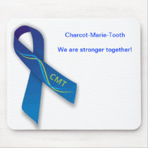 CMT Awareness Ribbon Mouse Pad