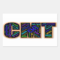 CMT Awareness Sticker (Word Cloud)