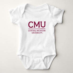 CMU Wordmark Baby Bodysuit