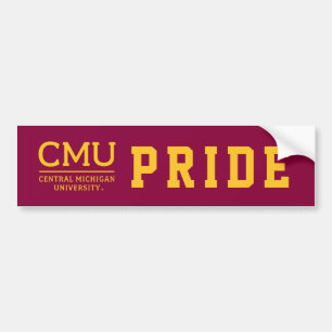 CMU Wordmark Bumper Sticker