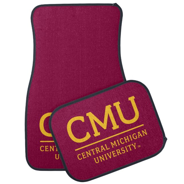 CMU Wordmark Car Floor Mat (Set)