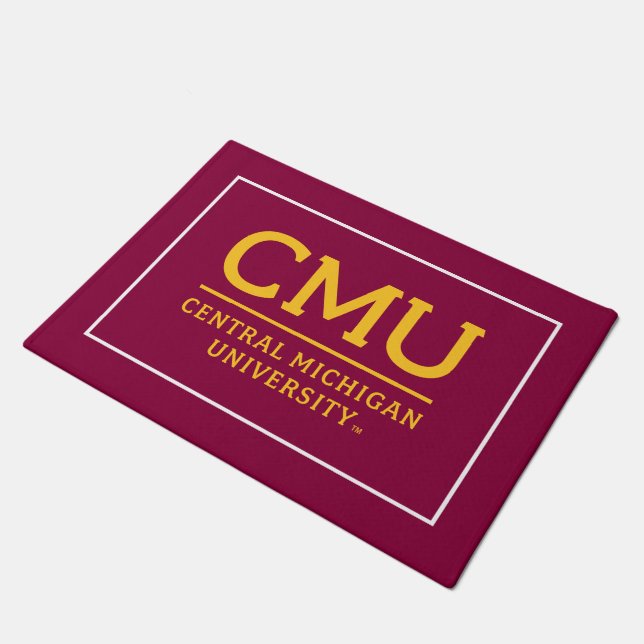 CMU Wordmark Doormat (Angled)