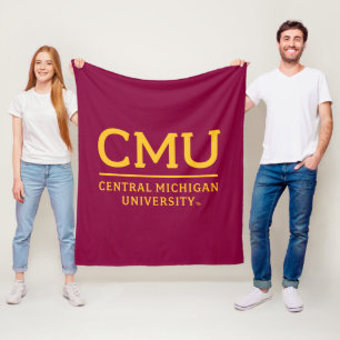 CMU Wordmark Fleece Blanket