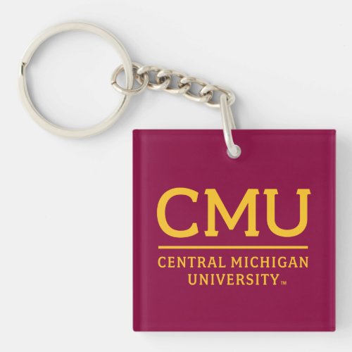 CMU Wordmark Keychain