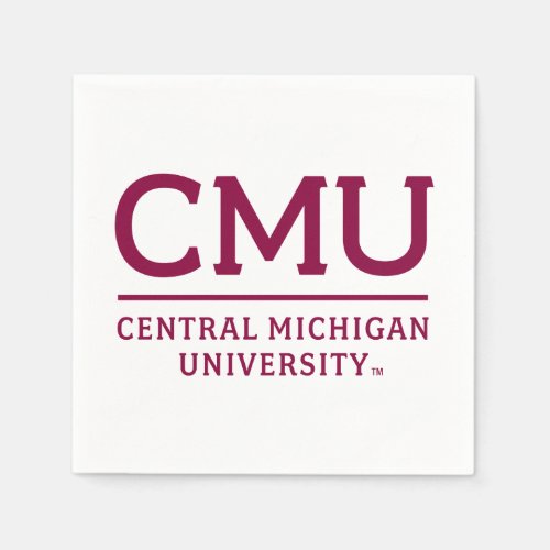 CMU Wordmark Napkins