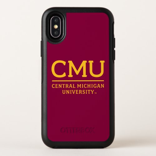 CMU Wordmark OtterBox Symmetry iPhone XS Case