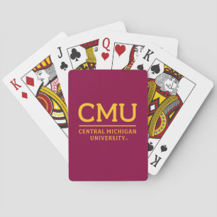 CMU Wordmark Poker Cards